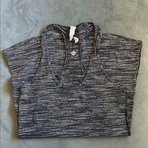 Lululemon Athletica Ribbed Gray Sleeveless Tank